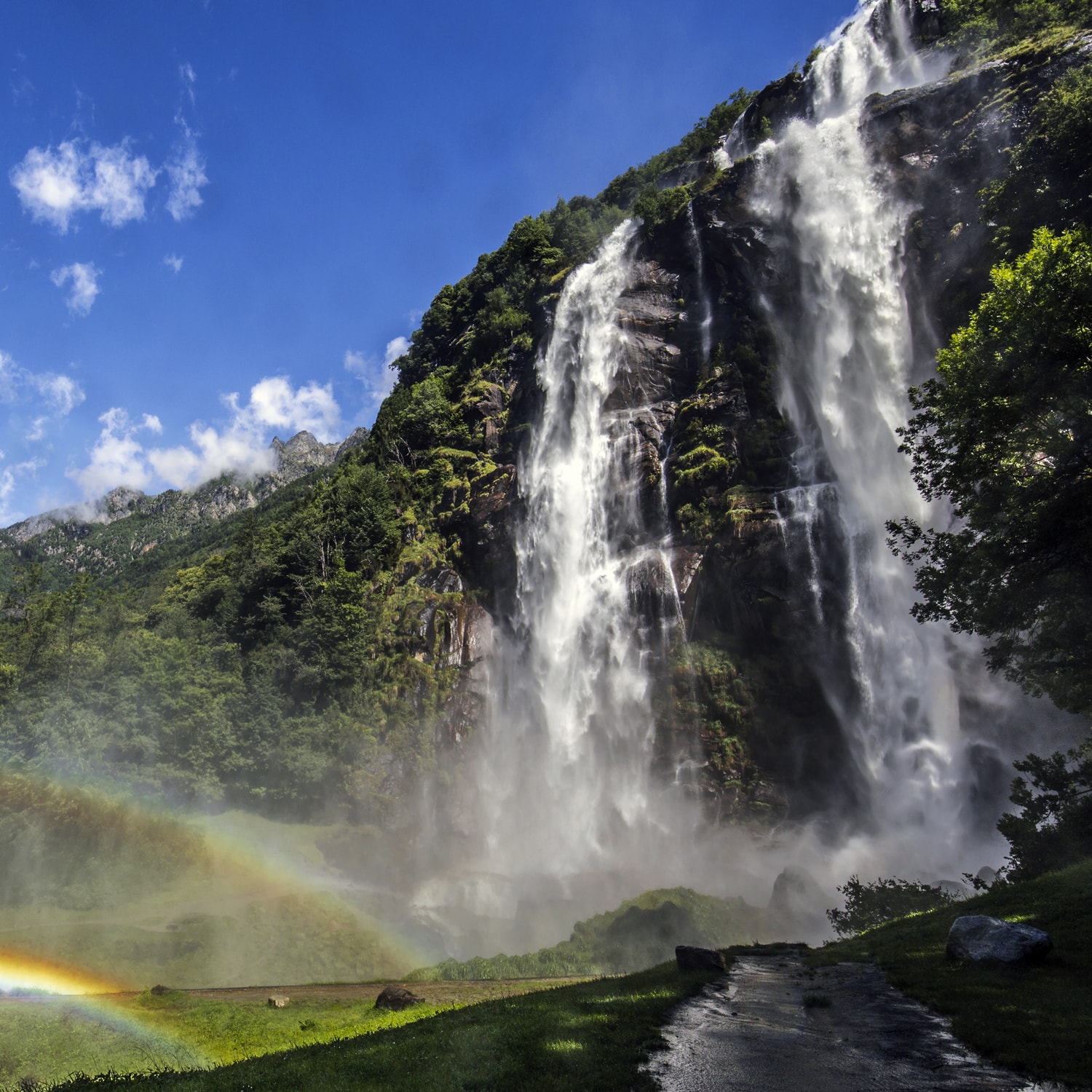 Le cascate dell'Acquafraggia